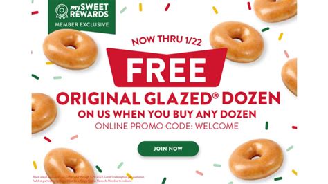 Krispy kreme special today - 0:43. You can get a dozen free Krispy Kreme donuts today with no strings attached. The company announced last week it would give away a dozen …